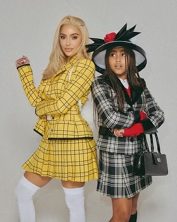 Kim Kardashian and North West Halloween Clueless
