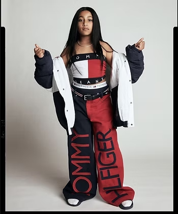 North West Tommy Hilfiger brand ambassador kids