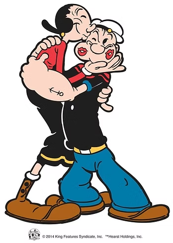 POPEYE POSTER CARTOON