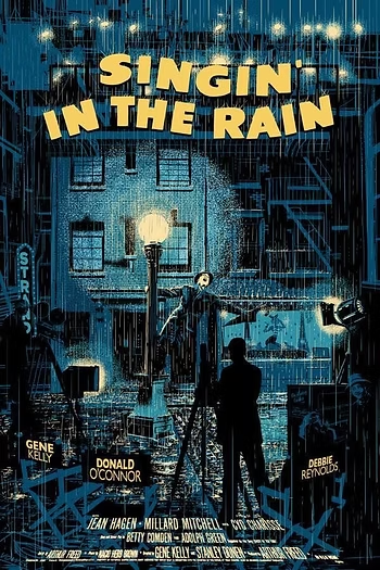 SINGIN IN THE RAIN POSTER THE MUSICAL