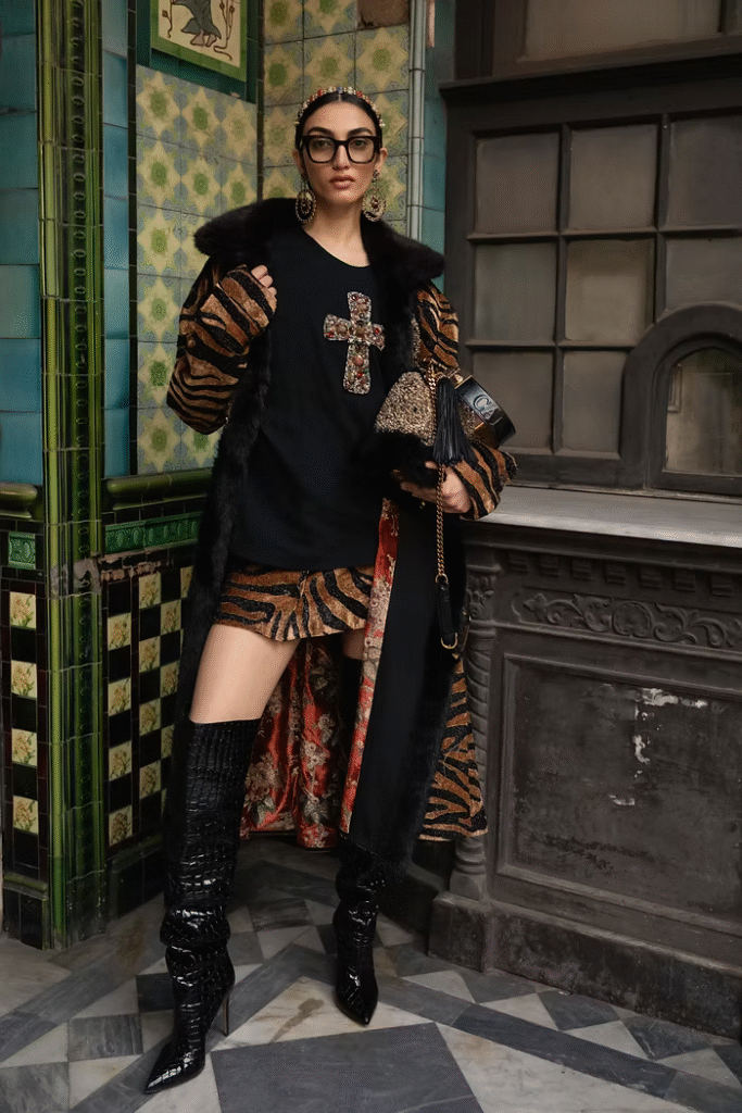 A model wearing Sabyasachi