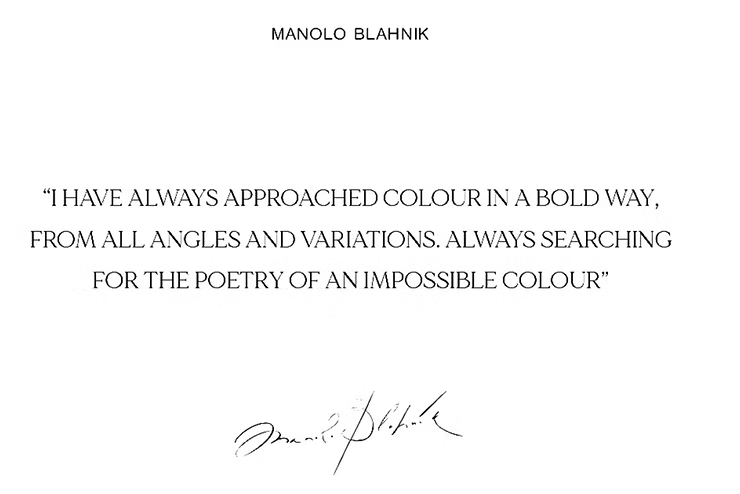 Manolo Blahnik Quote