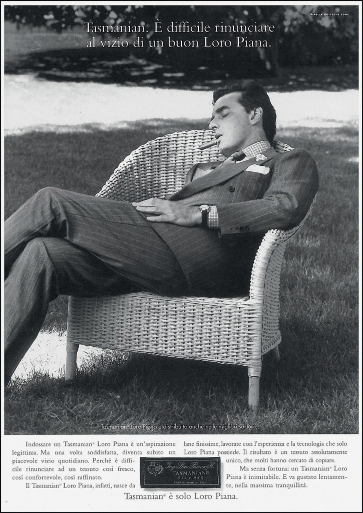 Loro Piana Vintage Advert