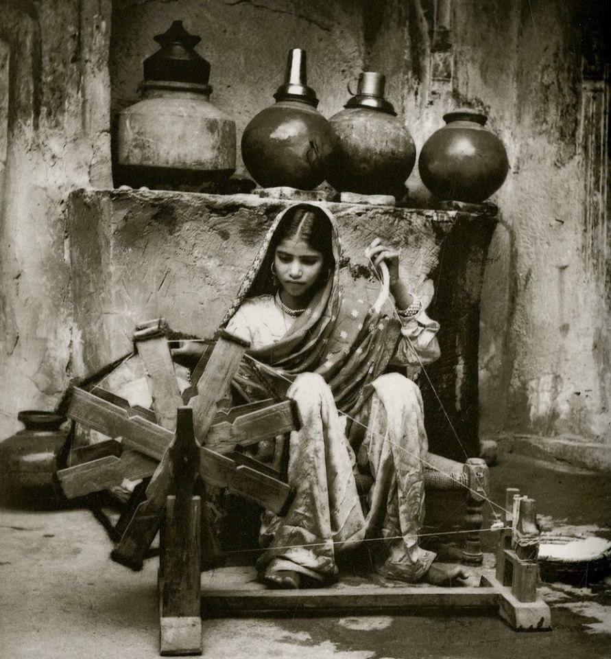 Charkha Khadi Weave Vintage