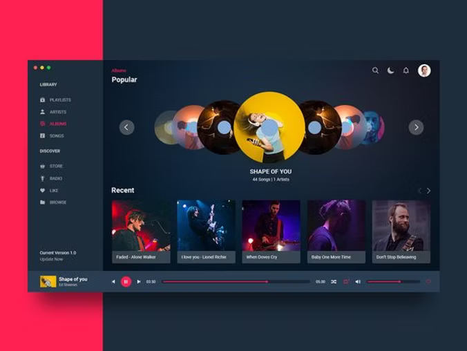 apple music interface