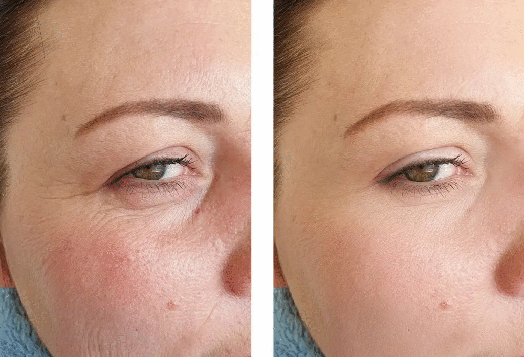 retinol usage before and after