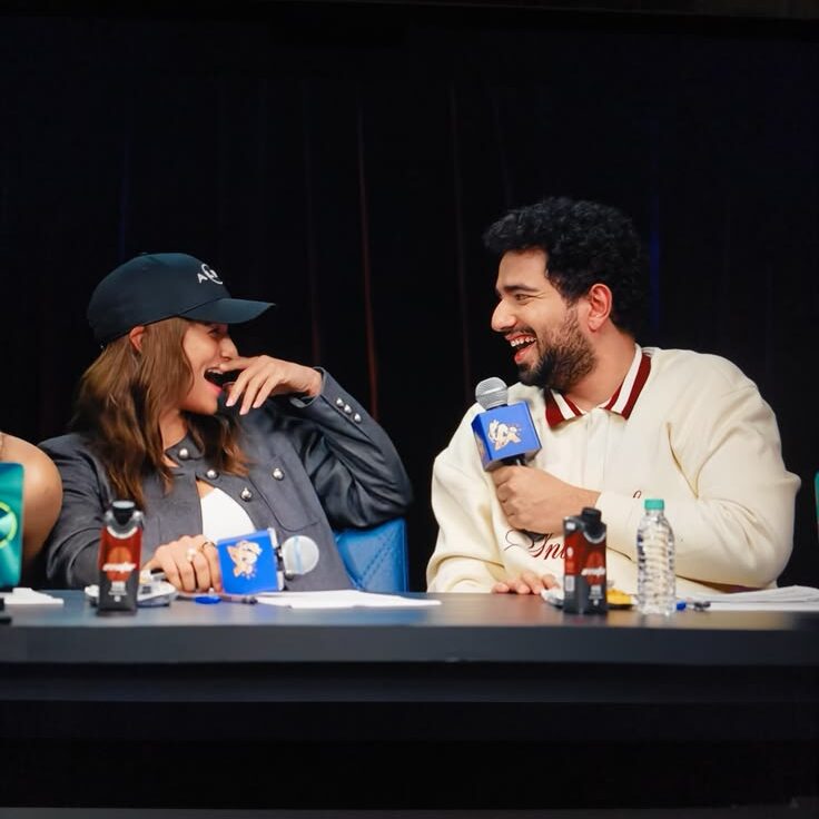 samay raina and alia bhatt at India's Got Latent 2 Netflix